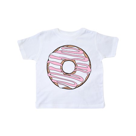 

Inktastic White Donut Donut Frosting Pink Icing Glaze Gift Toddler Boy or Toddler Girl T-Shirt