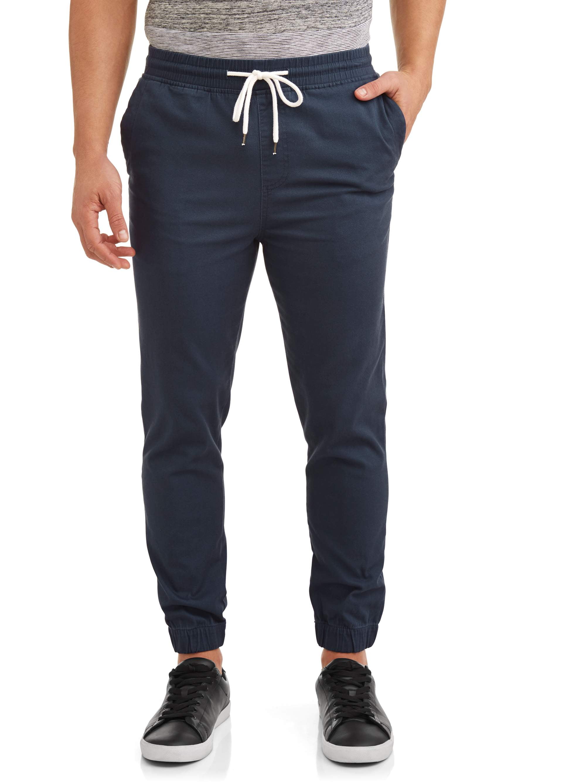 stretch twill joggers