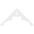 thumbnail image 2 of Ekena Millwork 36"W x 18"H x 1"P (12/12) Pitch Heath Architectural Grade PVC Gable Pediment, 2 of 5