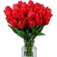 thumbnail image 1 of 15 tulipanes artificiales de seda de tacto real para decoración del hogar, Día de la Madre, primavera, boda, ramos, arreglos florales., 1 of 8
