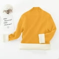 thumbnail image 2 of Ruyang Boys Girls Fleece Lined Shirts Kids Thermal Ribbed Knitted Sweater Winter Padded Crewneck Pullover Sweatshirt, 2 of 5