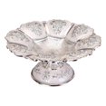 thumbnail image 2 of Gorgeous Cake Stand Serving Relief Pattern tray dried food W/ Base for Candy Bar Decoration Silver, 2 of 9