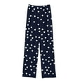 thumbnail image 5 of SBYOJLPB Valentines Day Casual Long Pants for Childrens Love Printed Loose Home Pants Sleeping Pants Kids Loose Wide Leg Pants, 5 of 6
