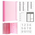 thumbnail image 6 of Document Organizer Binder Large Capacity Binder Organizer Folder for Important Documents Cute Binder with Labels Blue Thick 5cm, 6 of 8