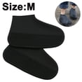 thumbnail image 2 of Couvre-chaussures Imperméables, Couvre-Chaussures Réutilisable en Silicone pour Hommes Femmes, m, Noir, 2 of 5