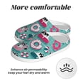thumbnail image 6 of Fotbe Swimming Bulldog Pattern Women's Fuzzy Curly Fur Memory Foam Loafer Slippers Indoor Outdoor Slippers Winter Home Shoes-44/45, 6 of 7
