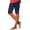 Navy, variant on kaondbfi Leggings for Women Plus Size Knee Length No Pockets High Waisted Yoga Pants Soft Workout Tights