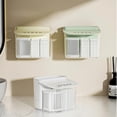 thumbnail image 5 of Wall Mounted Storage Box Dustproof Cotton Pad Dispenser Large Capacity Cotton Swab Holder, 5 of 5