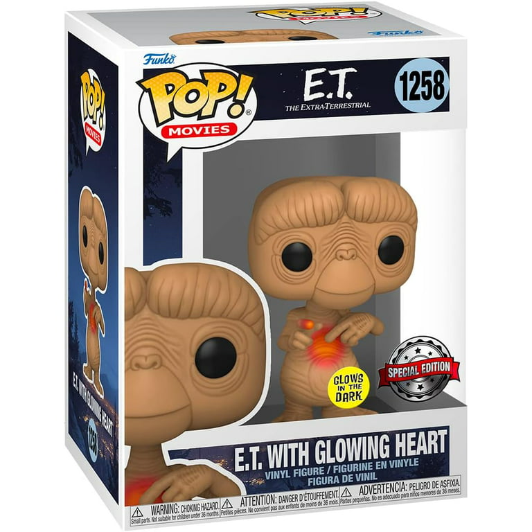 Funko POP! Movies E.T. - E.T. with Glowing Heart #1258 [Glows in