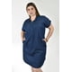 thumbnail image 4 of Vestido camisero denim Roman Fashion /Tallas Extras, 2293 (Azul dark) azul oscuro 36, 4 of 6