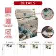 thumbnail image 5 of Teal Tulip Butterfly Table Runner 120 Inches Long,Beige Turquoise Floral Vintage Rustic Cotton Linen Table Runners Dresser Scarves,Fabric Tabletop Scarf Furniture Cover for Home Dinner Party 13"x120", 5 of 9