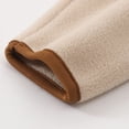 thumbnail image 6 of GYRATEDREAM 4-12Y Girls Boys Fall Winter Fleece Jacket Toddler Baby Hooded Zipper Long Sleeve Solid Color Outwear Coat with Pockets Kids Children Warm Clothes Light Brown, 6 of 8