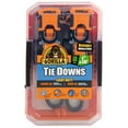 thumbnail image 3 of Gorilla 2 Pk 1" X 10' Retractable Ratchet Strap W/ Orange Gorilla Grip Handle W/ Cap Locks (Orange Webbing), 3 of 12