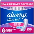 thumbnail image 2 of Always Discreet Pads, Maximum Absorbency, Long156 Count, 2 of 12