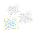 thumbnail image 1 of Chest Stickers Rhinestones Body Jewels Stick Festival Body Decoration 2Sets, 1 of 2