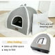 thumbnail image 4 of Cama para gatos WINDRACING, casita cueva plegable con cojines lavables, 4 of 5