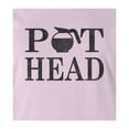 thumbnail image 2 of 9 Crowns Tees Pot Head Coffee Lover's Funny Coffee Pot T-Shirt-Mens (Juniors Pink, X-Large), 2 of 4
