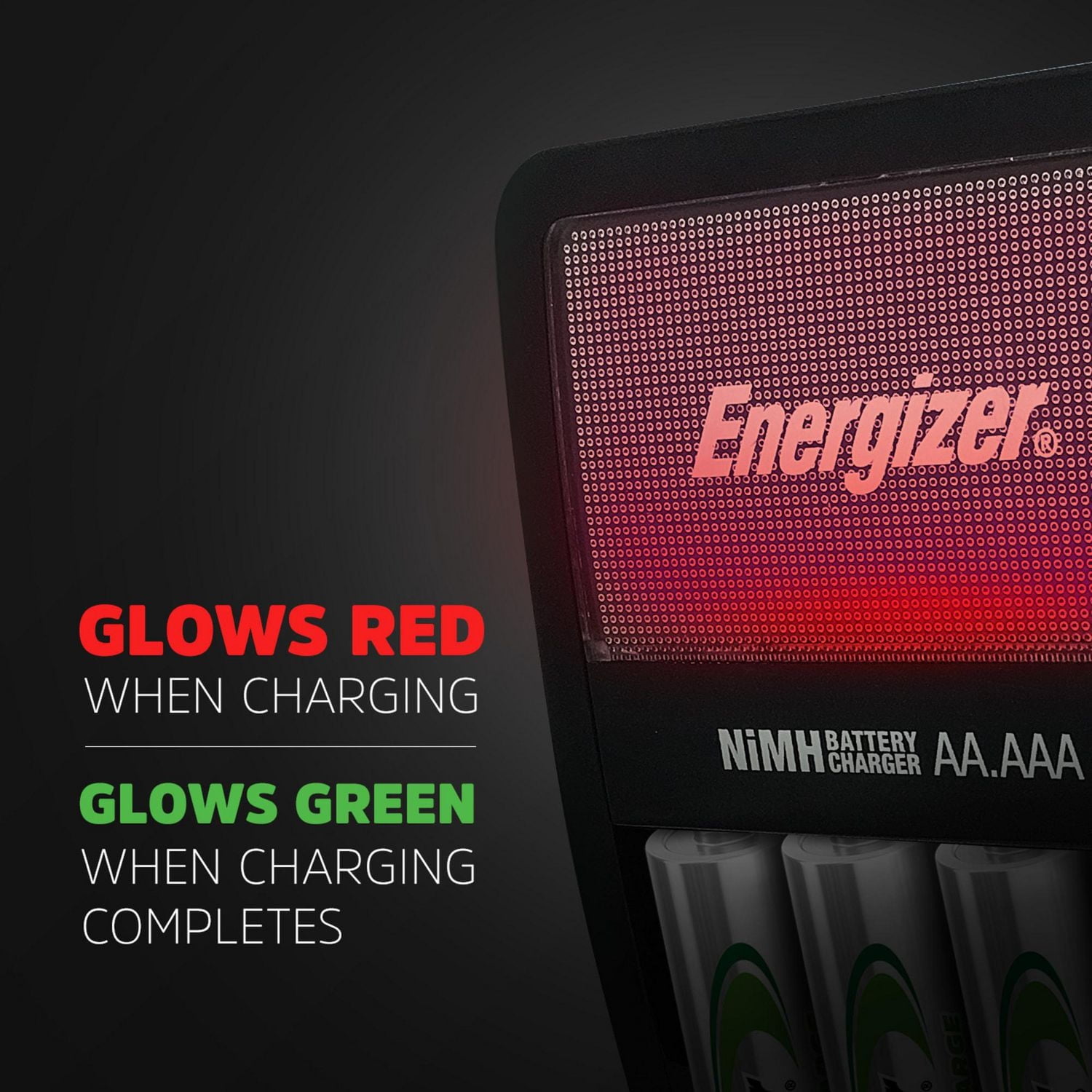 Energizer NiMHバッテリーチャージャー Energizer Recharge Pro Charger for NiMH Rechargeable AA and