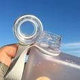 thumbnail image 5 of Botella de agua de plástico creativa, taza de agua A5, hervidor de agua portátil para deportes al aire libre para actividades escolares, deportes al aire libre (BLANCO), 5 of 5