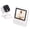 White - US Plug, variant on Suodoka 2.8 Inch / 7.1 cm Wireless Video Baby Monitor with Camera and Audio, 2-Way Talk, Night Vision, Temperature Sensor, Crying Detection, Built-in Battery, Lullabies - EU Plug