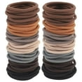thumbnail image 1 of 150 PCS Elásticos para el Cabello 4 MM Coloridos Soportes para Cola de Caballo Bandas para el Cabello Bandas Elásticas de 2 Pulgadas para Cabello Medio a Grueso Cabello Rizado Mujeres o Hombres 7 Colo, 1 of 5