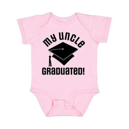 

Inktastic Graduation My Uncle Graduated Gift Baby Boy or Baby Girl Bodysuit