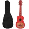thumbnail image 2 of Hawaiian Guitar, Bass Wood Strong Toughness Wood Ukulele  For Beginners For Students Little Bear Pattern,Girls Pattern,Skull Pattern, 2 of 8