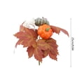 thumbnail image 3 of Home Decorations Danhjin Artificial Maple Leaf Pumpkin Bouquet Halloween Decorations Maple Leaf Fall Bouquet Thanksgiving Table Decorations Home Decor, 3 of 6