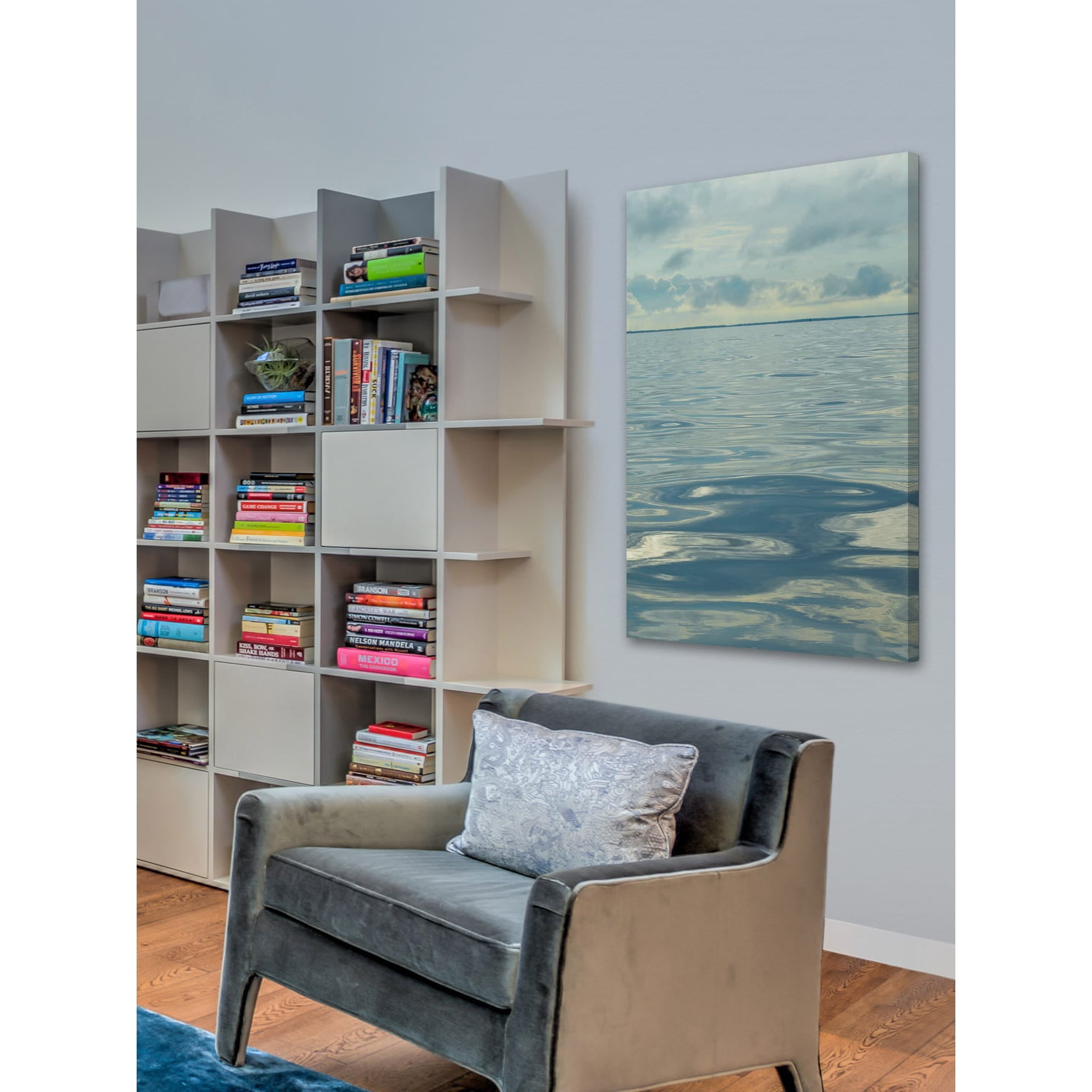 Marmont Hill "Calm Flow" Painting Print on Wrapped Canvas