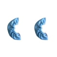 thumbnail image 4 of Justharion 2 Pièces Patin à Glace Couverture Souple Chaussures de Protection Anti-Poussière Unisexe Réutilisable Intérieur Patin à l'Extérieur Garde Bleu Clair 2Set, 4 of 6