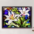 thumbnail image 3 of Hilo de bordar de algodón completo, estampado de 11CT, punto de cruz de lirio de cristal, 60x45cm, 3 of 9