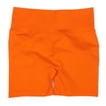 thumbnail image 2 of Pantalones cortos de yoga ANGGREK Levantamiento de glúteos Talle alto Naranja, 2 of 8