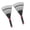 black, variant on Pack Of 2 Ergonomic Plastic Garden Rakes With 9 Teeth Lightweight For Soil Cultivation Weeding And Planting Landscaping