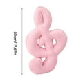 thumbnail image 2 of Creative Soft Music Note Shaped Plush Pillow, Super Soft Plush Fabric For Comfortable Relaxation Reading, Home Sofa Cushion Decor For Living Room Bedroom Girls Companion Soothing, 2 of 5