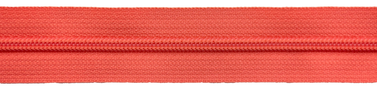 YKK® #3 Lightweight Closed-End Zipper, 7 Inch Length, Geranium Orange 816 (100 Pack)