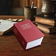 thumbnail image 5 of SPOORYYO Red Dictionary Diversion Safe - Portable Book-Shaped Lock Box for Home & Office, Key & Password Security, Realistic Design, Ample Storage, Decorative & Secure,Mini, 5 of 6