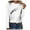 White, variant on DondPO Long Sleeve Shirts for Women Sweatshirt for Women Women Tops Cotton Long Sleeve Daily Loose Blouses Tops Womens Tops Graphic Tees Black L