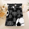 thumbnail image 5 of Erosebridal Soccer Sport Games Kids Full Size Sheets,Football Lovers Bed Sheets For Boys Teens 4 Pieces, 5 of 6