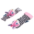 thumbnail image 1 of Rattle Wrist Rattle Foot Finder Socks Set Cute 3D Shape Baby Infant Rattle Socks Toys Brain Development Infant Toys, 1 of 8