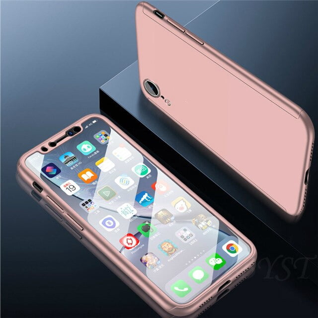 360 funda completa a prueba de golpes para iPhone 13 Pro Max 11 12 Pro XS Max funda iPhone 7 8 6S Plus SE 2022 XR Protector de pantalla Tan Jianjun unisex