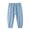 Blue, variant on Asxite Toddler Boys Pants Solid Faux Linen Tapered Elastic Waist Pocket Breathable Sweatpants 5-15Y