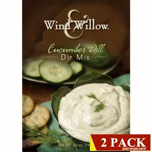 Wind & Willow  Gourmet Cucumber Dill Dip Mix  (Best Dill Dip Recipe)