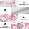 thumbnail image 6 of Botanical Pink Outdoor Rug for Patio/Deck/Porch, Non-Slip Large Area Rug 5 x 7 Ft, Vintage Ferns Herbs Country Plant Leaf Indoor Outdoor Rugs Washable Area Rugs, Reversible Camping Rug Carpet Runner, 6 of 8