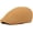 Khaki, variant on Men's Korean Style Cotton Flat Ivy Gatsby Newsboy Driving Hat Minimalist Beret Cap