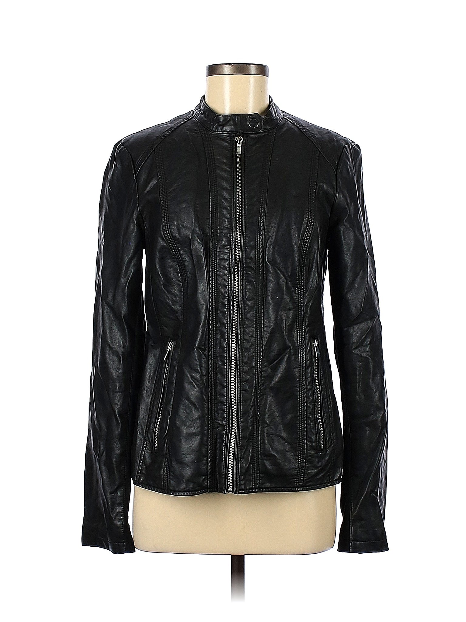 Faux Leather Jacket - Walmart 