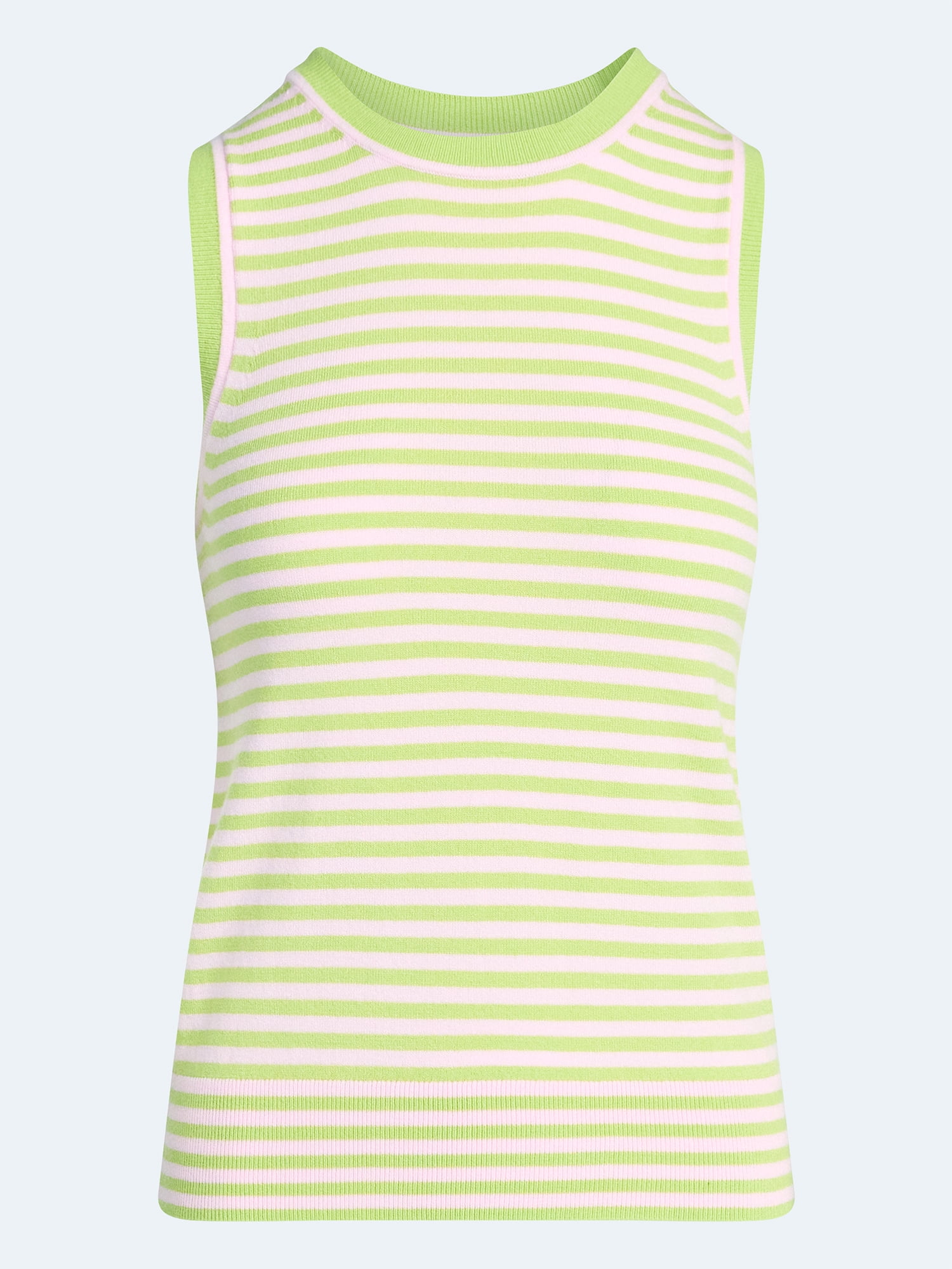 Free Assembly Women's Cozy Yarn Sleeveless Sweater Shell, Lightweight, Sizes XS-XXL