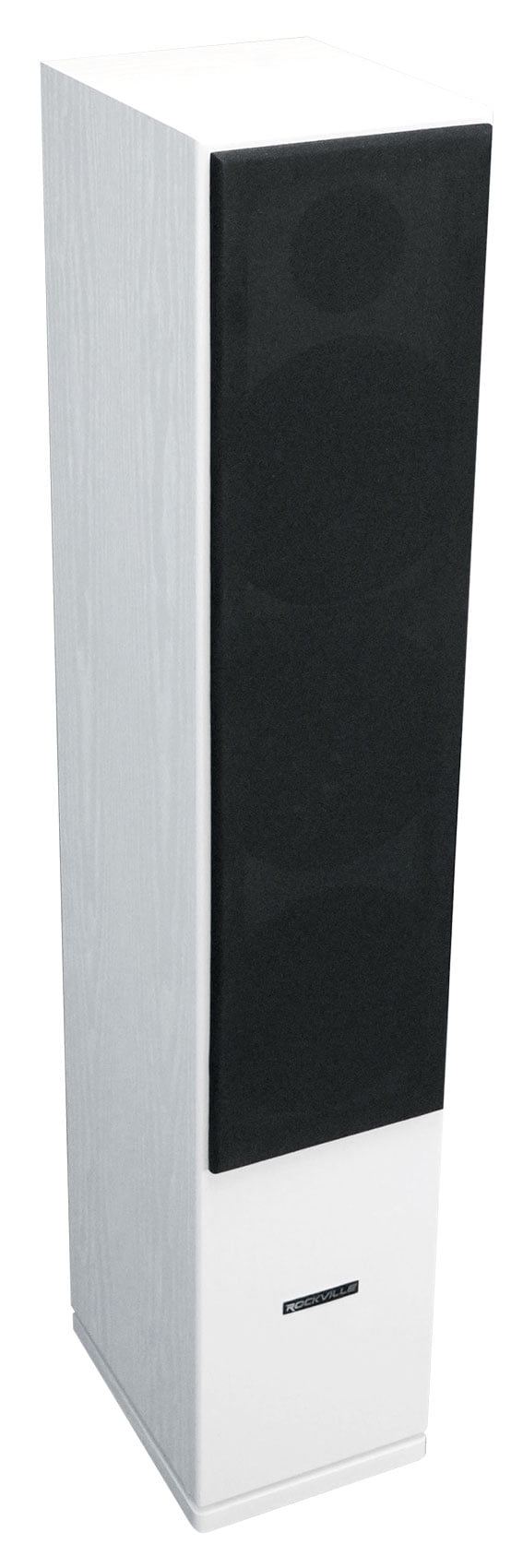 (1) Rockville RockTower 64W White Home Audio Tower Speaker Passive 4 Ohm