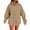 A-Gold463, variant on Bibifish Womens Hoodies Oversized Solid Color Drop Shoulder Hoodie With Pockets Drawstring Comfy Stylish Sweatshirt Tops For Ladies