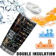 thumbnail image 4 of Tumbler 20 oz (Guitar All), Cool Guitar Player Gifts for Men & Women, Playing Guitar 20 Oz Tumbler, Short Scale Bass Guitar, Beginner Bassist Music Cups Accessories, 4 of 4