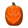 thumbnail image 6 of Halloween Large Pumpkin Decoration, Halloween Jack O Lantern Pumpkin Light with Glowing Cutout Design, Pumpkin Ornament for Indoor Outdoor Party Holiday Display Decor, 6 of 7